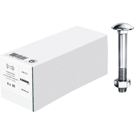 Reidl DIN 603 Flachrundschr. Vierkantansatz M 16 x 60 4.6 verzinkt, mit Mutter
