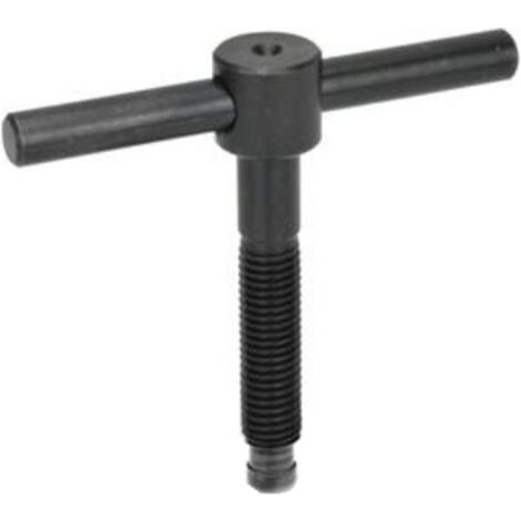 Reidl DIN 6304 Knebelschrauben M 8 x 50, Form E mit festem Knebel, ohne Druckstück 5.8 brüniert