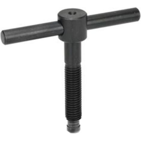 Reidl DIN 6304 Knebelschrauben M 8 x 60, Form E mit festem Knebel, ohne Druckstück 5.8 brüniert
