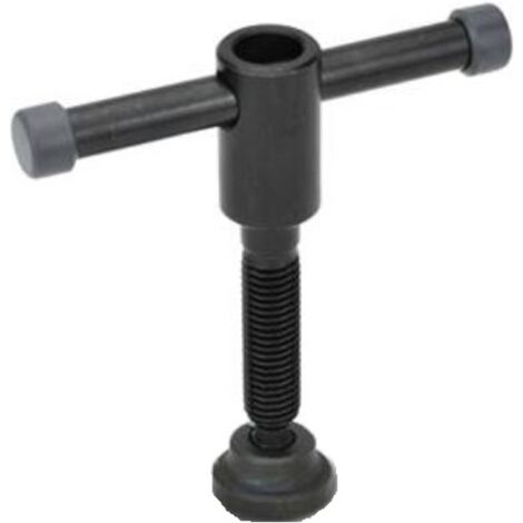 Reidl DIN 6306 Knebelschrauben M 16 x 70, Form D mit losem Knebel, ohne Druckstück 5.8 brüniert