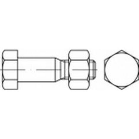 Reidl DIN 7968 Sechskant-Paßschrauben mit Mutter 16x45mm Stahl 5.6 verzinkt