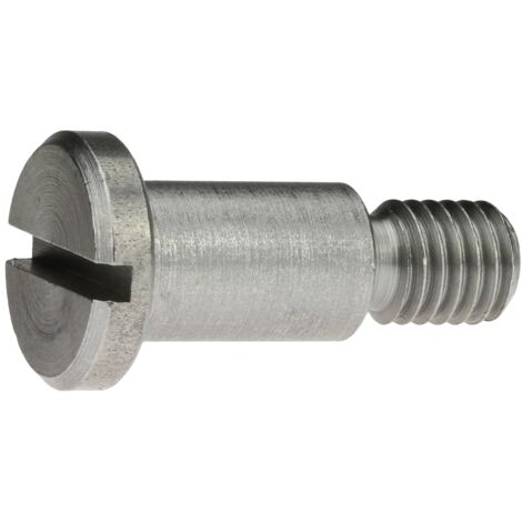 Reidl DIN 923 Flachkopfschrauben M 8 x 25 x 11, mit Schlitz und Ansatz, 5.8 blank