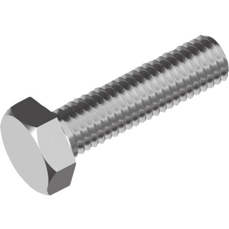 Reidl DIN 933 Sechskantschraube mit Gewinde bis Kopf M 16 x 55 A2 blank