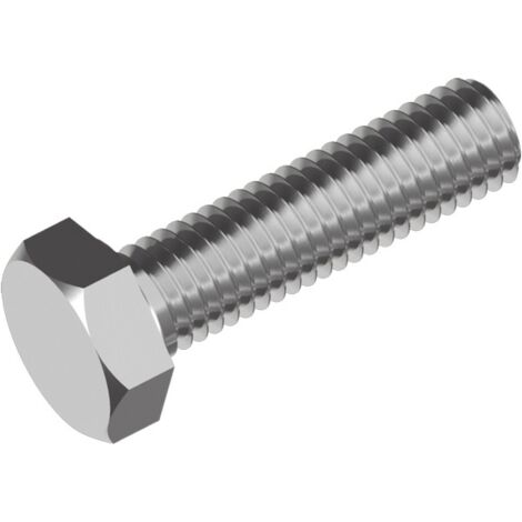 Reidl DIN 933 Sechskantschraube mit Gewinde bis Kopf M 22 x 75 A4 blank