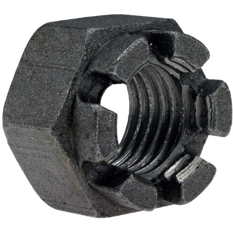 Reidl DIN 935 Kronenmuttern M 42, Stahl Klasse 8 blank