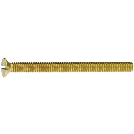 Reidl DIN 963 Senkschrauben mit Schlitz M 10 x 40, Messing blank