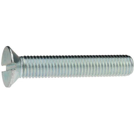 Reidl DIN 963 Senkschrauben mit Schlitz M 16 x 60, 4.8 verzinkt farblos
