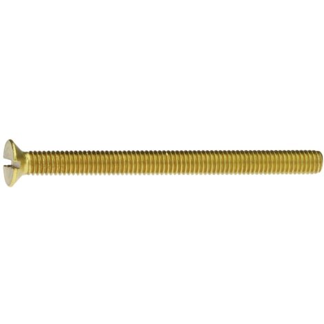 Reidl DIN 963 Senkschrauben mit Schlitz M 8 x 60, Messing blank