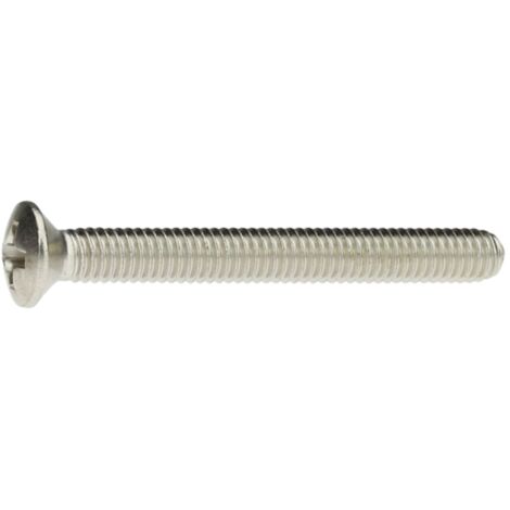 Reidl DIN 966 Linsensenkschrauben M 10 x 60,  Kreuzschlitz Phillips, A2 blank