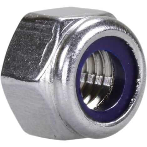 Reidl DIN 982 Sechskantmuttern mit Klemmteil M 24, A2 blank, hohe Form, nichtmetall. Einsatz