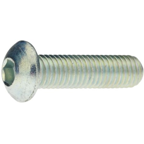 Reidl ISO 7380-1 Flachkopfschrauben, Innensechskant M 16 x 45, 10.9 verzinkt
