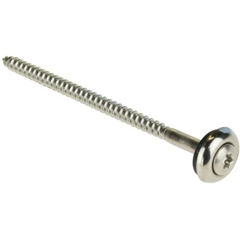 Reidl Spenglerschrauben 5 x 280, TORX, Dichtscheibe 15 mm, 3-teilig, A2 blank