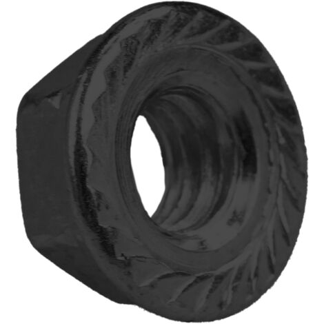 Reidl Sperrzahn-Sechskant-Flanschmutter M16, Stahl Klasse 10 blank HP