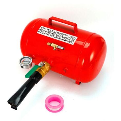 Reifen Booster 20L- Professioneller Druckluft Edelstahl Reifenfüller für auto Motorrad Fahrrad PKW LKW (10bar) - Reifenschockfüller Airbooster Luftkanone Befüllhilfe
