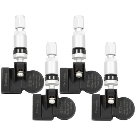 Reifendrucksensoren RDKS Sensoren Metallventil Silber für Audi Q7 (4L) A6 (4F) Azure