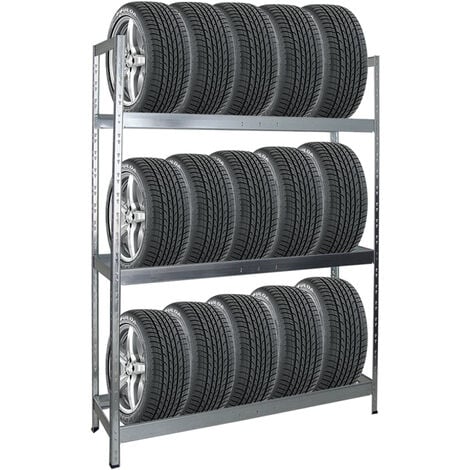 PROREGAL - REGALE GÜNSTIG KAUFEN 200x150x45 cm 300kg Fachlast bis zu 18 Reifen (205/55 R16) Verzinkt