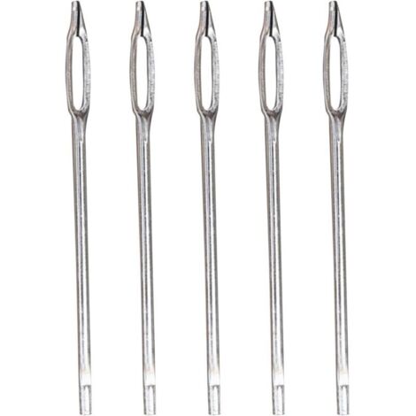 Reifenreparaturset mit Stopfen, 5er-Pack Ersatznadeln mit geteiltem Öhr, Reifenreparaturwerkzeug, Hochleistungs-Reifenreparaturset, Pannenhilfe