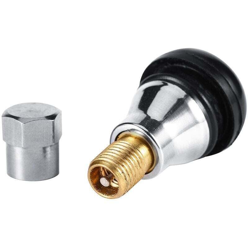 Image of Reifenventile TR412 AC, Reifenventile ohne Chromplatte für Autos und Motorräder.