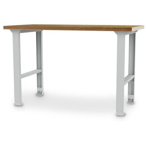 Reihenwerkbank Breite 1500 mm, stufenlos höhenverstellbar Maße in mm (BxT): 1500 x 750