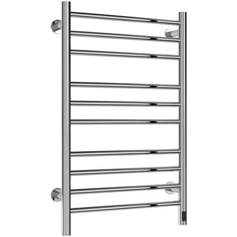 Reina Arnage Dry Electric Heated Towel Rail 800mm H x 500mm W Polished