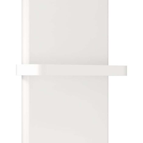 Reina Borda Single Radiator Towel Bar 440mm Wide - White