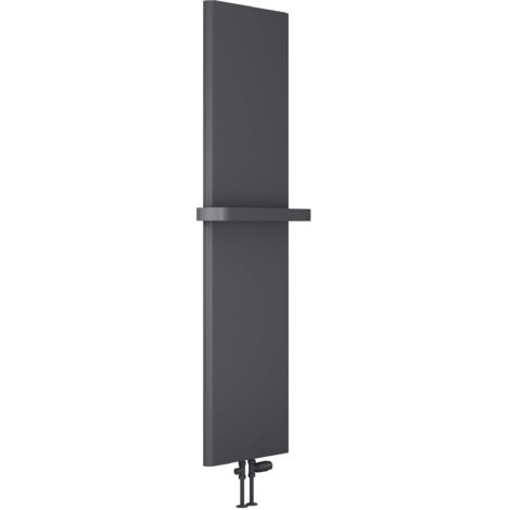 Reina Borda Vertical Designer Radiator 1800mm H x 440mm W - Anthracite Texture