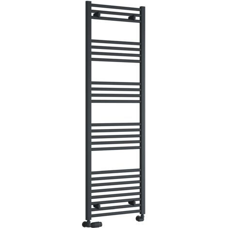 Reina Capo Straight Heated Towel Rail 1600mm H x 500mm W - Anthracite