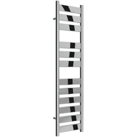 Reina Carpi Flat Panel Heated Towel Rail 1200mm H x 300mm W Chrome