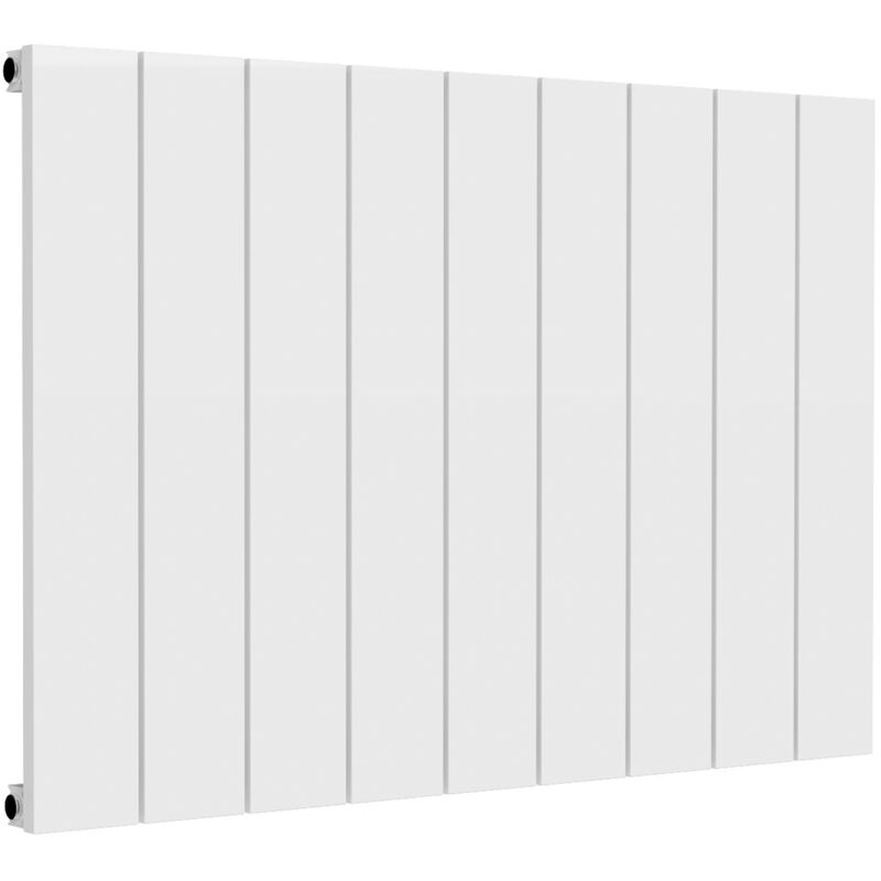 Reina Casina Single Horizontal Aluminium Radiator 600mm H x 850mm W White