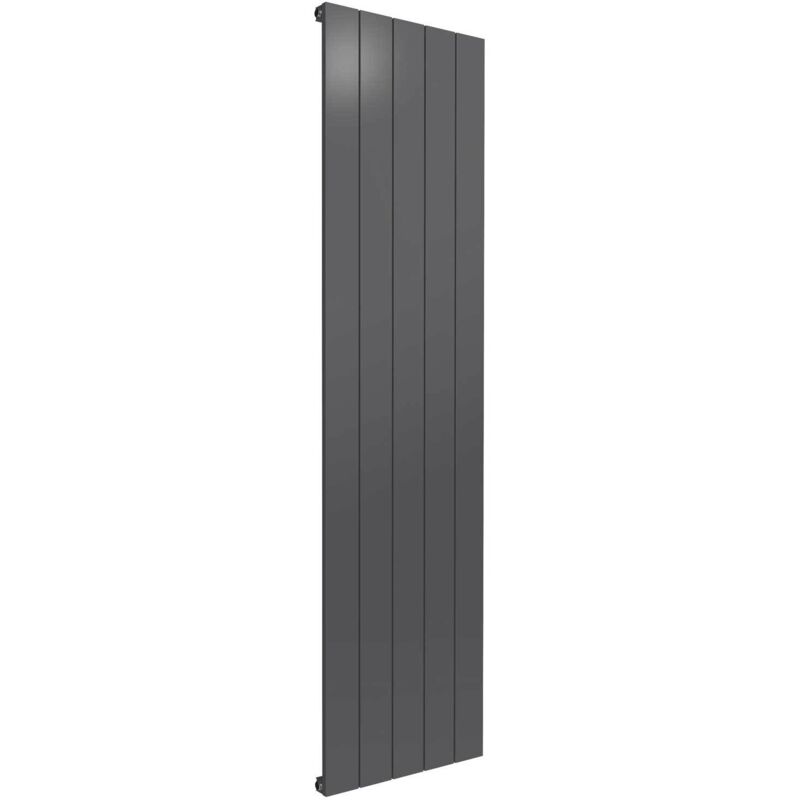 Reina Casina Single Vertical Aluminium Radiator 1800mm H x 470mm W Anthracite