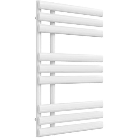 Reina Chisa Designer Heated Towel Rail 820mm H x 500mm W White