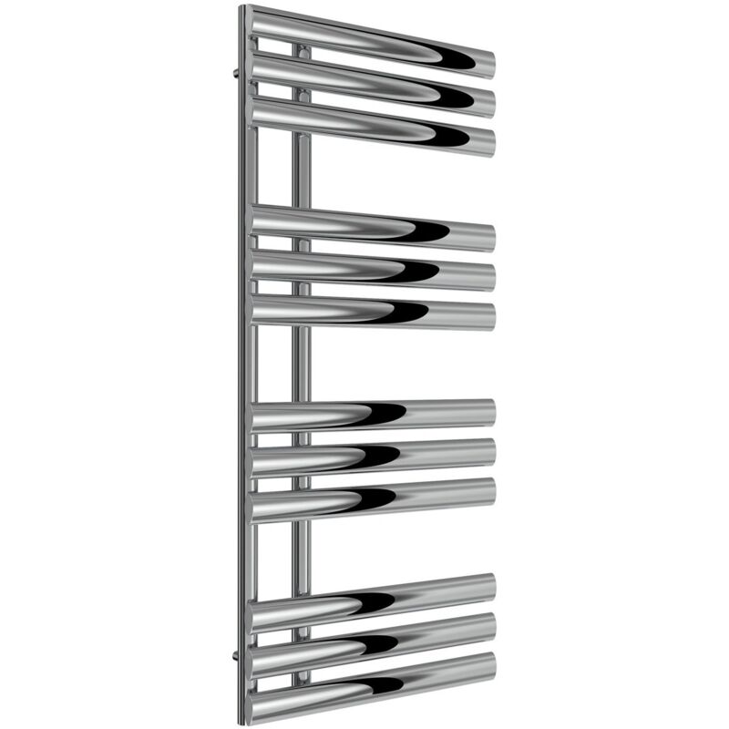 Reina - Chisa Designer Heated Towel Rail 1130mm h x 500mm w Chrome