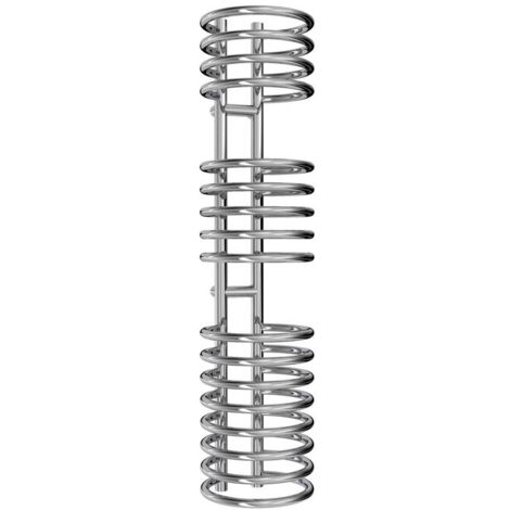 Reina Claro Designer Heated Towel Rail 1200mm H x 300mm W Chrome