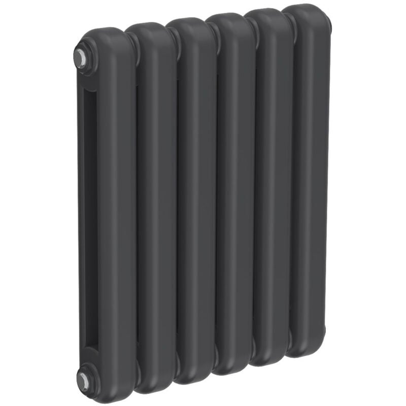 Reina Coneva Horizontal Designer Radiator 550mm H x 440mm W Anthracite