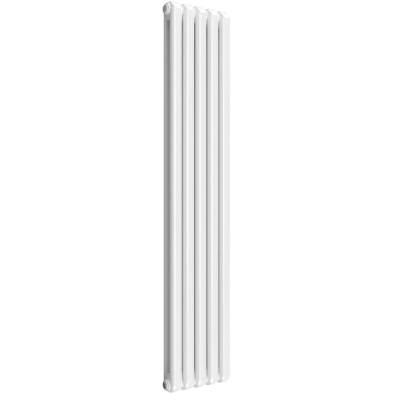 Reina - Coneva Vertical Designer Radiator 1800mm h x 370mm w White