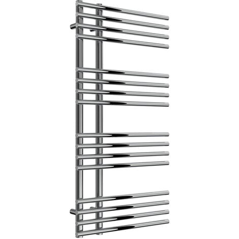 Reina Elisa Designer Heated Towel Rail 1000mm H x 500mm W Chrome