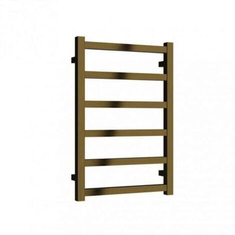 Reina Fano Designer Heated Towel Rail 720mm H x 485mm W Bronze Satin