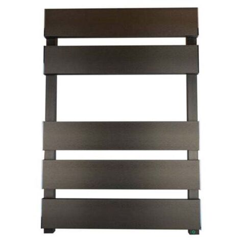 Reina Fermo Flat Panel Heated Towel Rail 1190mm H x 480mm W Bronze Satin