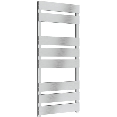 Reina Fermo Flat Panel Heated Towel Rail 1190mm H x 480mm W Satin