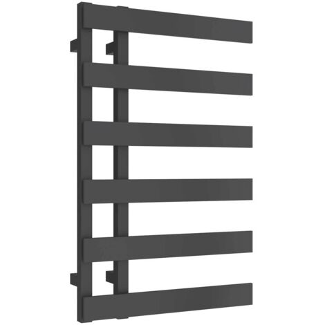 Reina Florina Designer Heated Towel Rail 800mm H x 500mm W Anthracite