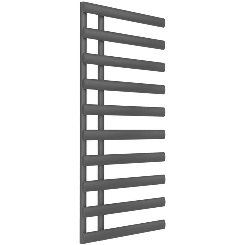 Grace Designer Heated Towel Rail 1140mm h x 500mm w Anthracite - Reina