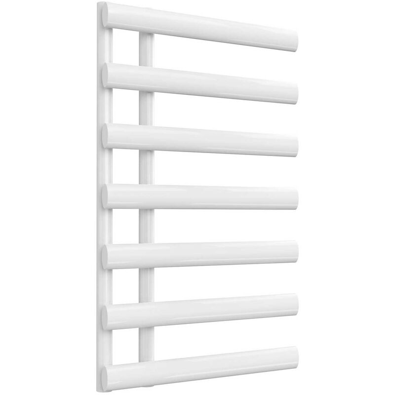 Grace Designer Heated Towel Rail 780mm h x 500mm w White - Reina