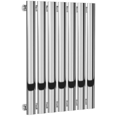 Reina Neva Designer Radiator 550mm H x 413mm W Single, Chrome