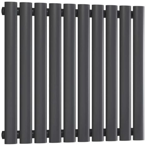 Reina Neva Designer Radiator 550mm H x 590mm W Single Anthracite