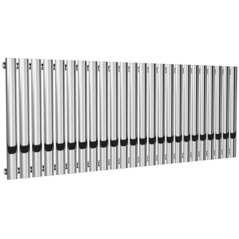 Reina - Neva Designer Radiator 550mm h x 1180mm w Single Chrome