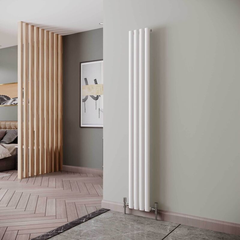 Reina - Neva Designer Radiator 1800mm h x 236mm w Single White