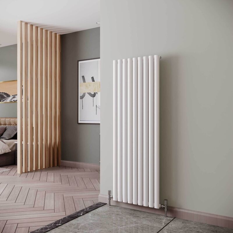 Reina - Neva Designer Radiator 1500mm h x 531mm w Single White