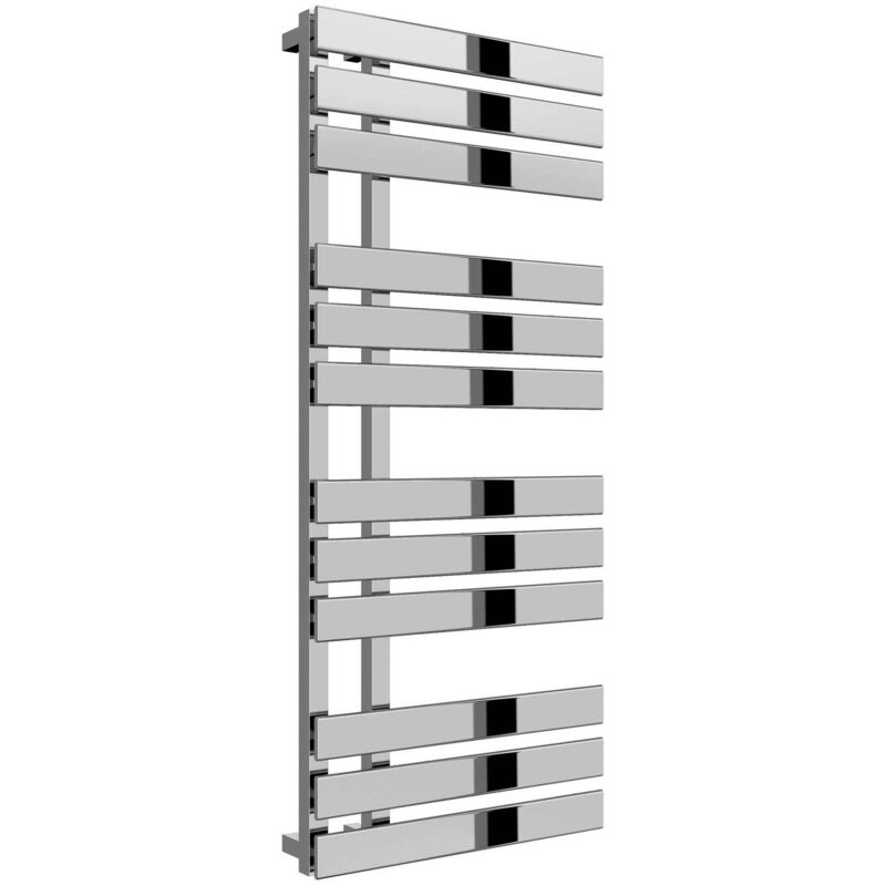 Reina - Sesia Designer Heated Towel Rail 1180mm h x 500mm w Chrome