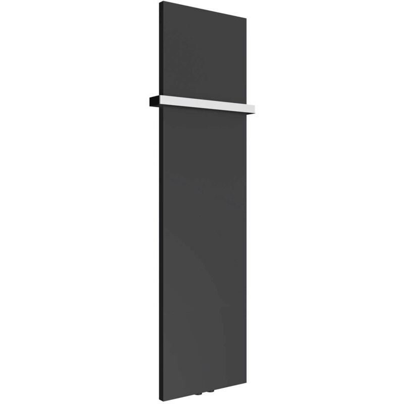 Reina - Slimline Vertical Designer Radiator 1470mm h x 400mm w Textured Matt Anthracite