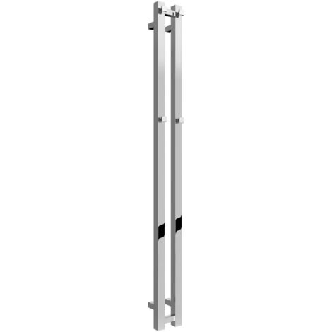 Reina Todi Designer Heated Towel Rail 1200mm H x 108mm W Chrome